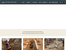 Tablet Screenshot of lostcoastoutfitters.com